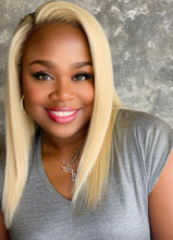 Load image into Gallery viewer, Brazilian Blonde Straight 13x4 Lace Front Wig
